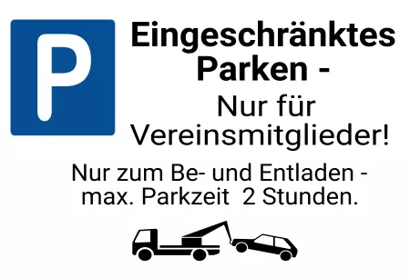 Parken verboten Schild Parken - Verkehr Eingeschränktes Parken Bild