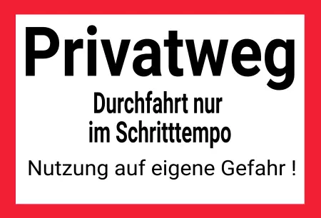 Parken verboten Schild Parken - Verkehr Privatweg Bild