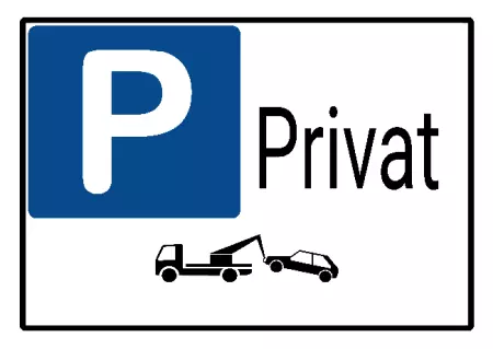 Parken verboten Schild Parken - Verkehr Privat Bild